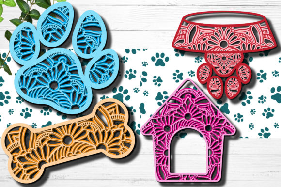 3D Layered Dog Lover Mandala: 3D SVG Shapes Review