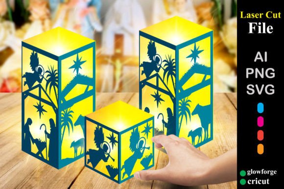 3D Nativity Christmas Ornament Lantern SVG Review