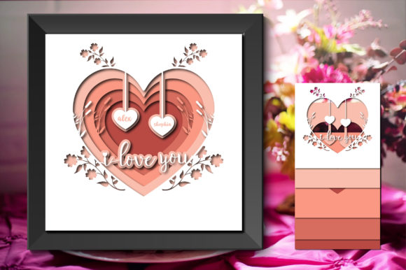3D SVG Shadow Boxes for Valentine's Content