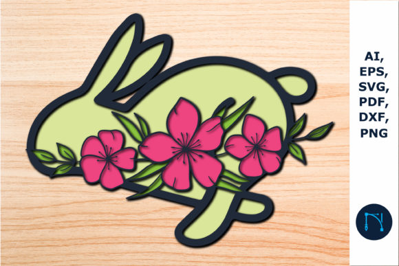 3D SVG Shapes: Multilayer Bunny with Flowers Review