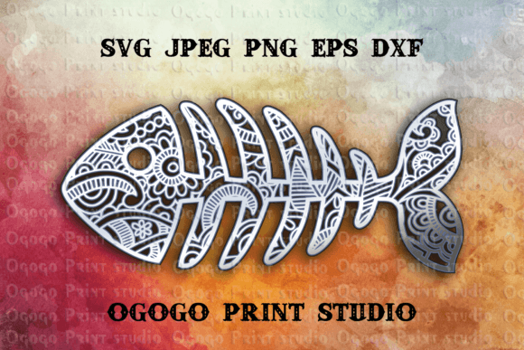 Fish Bones 3D Layered Mandala SVG Review