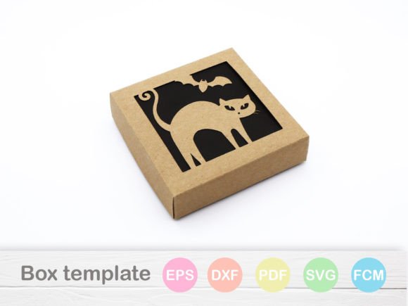Halloween Black Cat Box Template2: 3D SVG Shapes Review