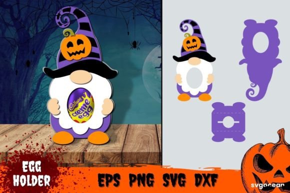 Halloween Gnome Egg Holder: 3D SVG Shapes Review