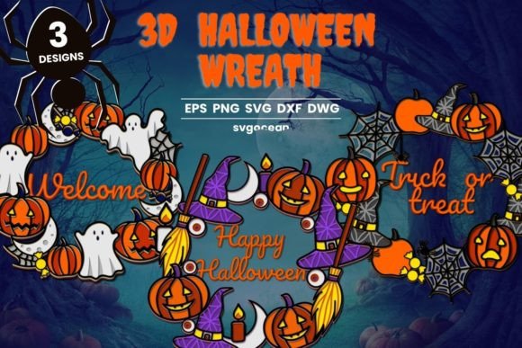 Halloween Wreath Layered Svg Bundle Review