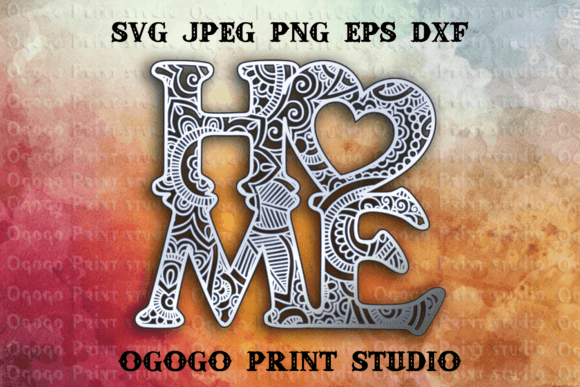 Home Love 3D SVG: Shapes for Local Branding