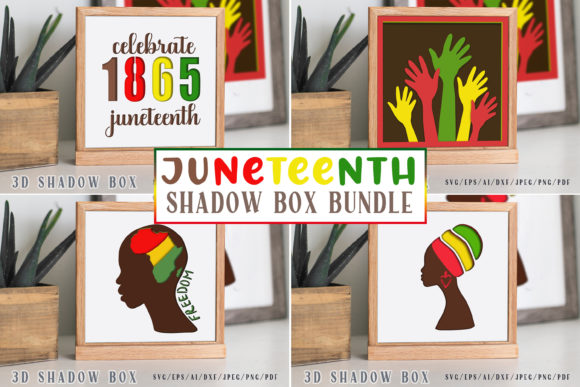 Juneteenth 3D SVG Bundle for Shadow Boxes Review