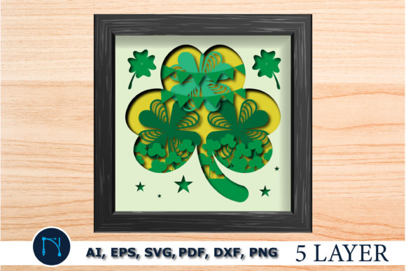 Layered St. Patrick’s Day Shadow Box SVG Review