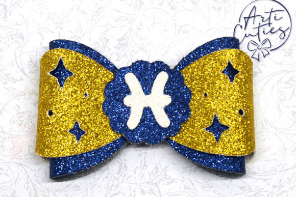 Zodiac Pisces Bow Template: 3D SVG Shapes Review